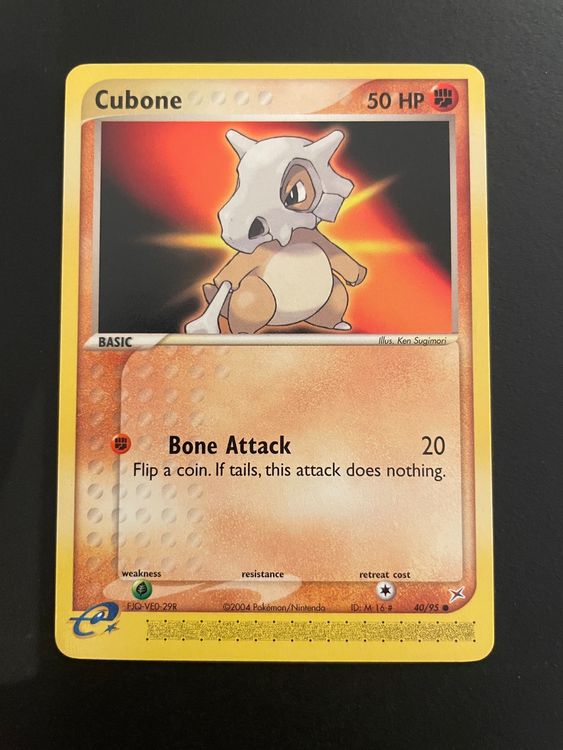 Cubone 40/95 EX Team Magma VS Team Aqua (Gebraucht) in Zürich für CHF 7 ...