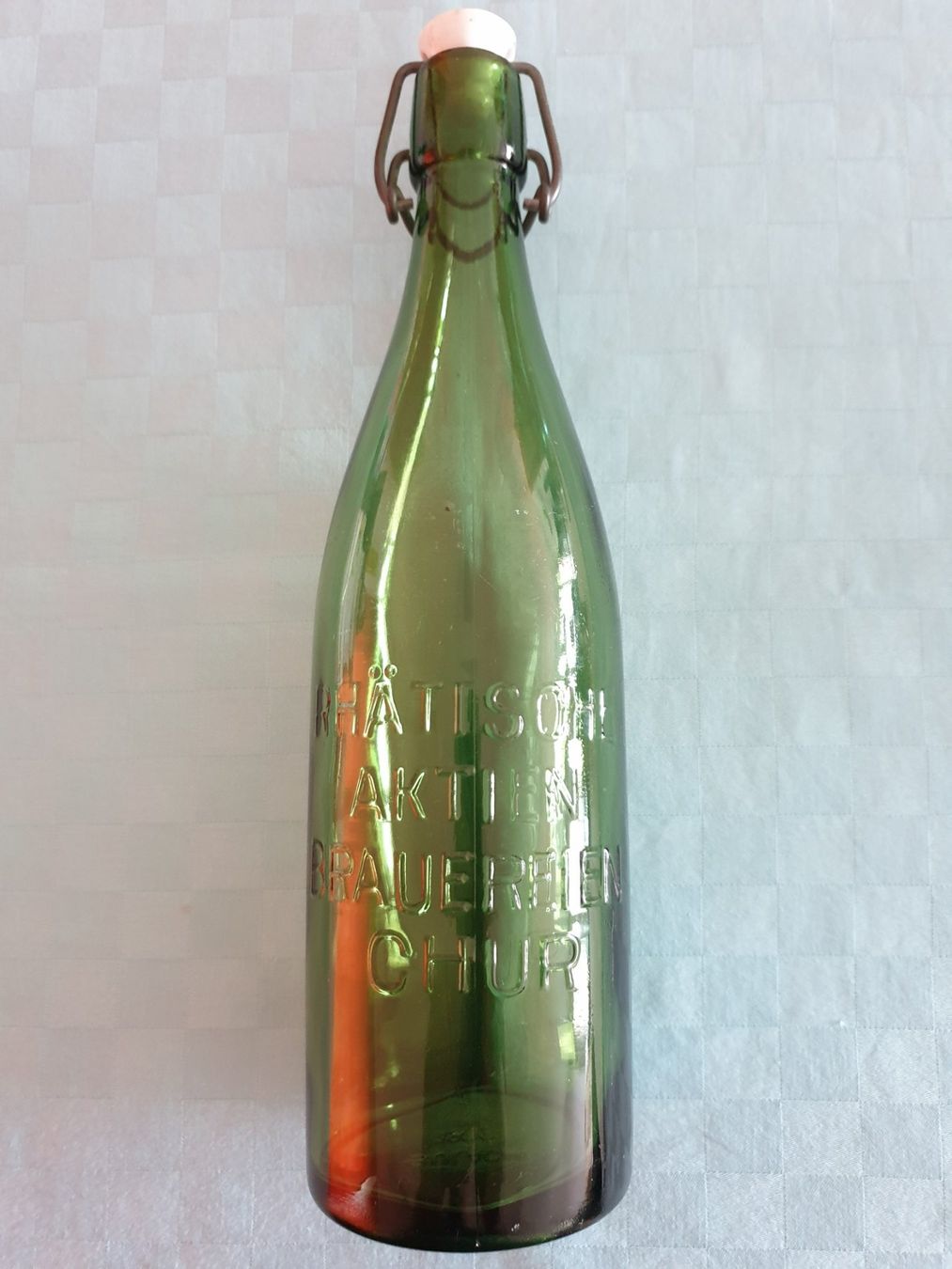 Bicchieri, Caraffe & Bottiglie: alte Bierflasche BÜLACH – Usato da Mörschwil venduto da spirspi