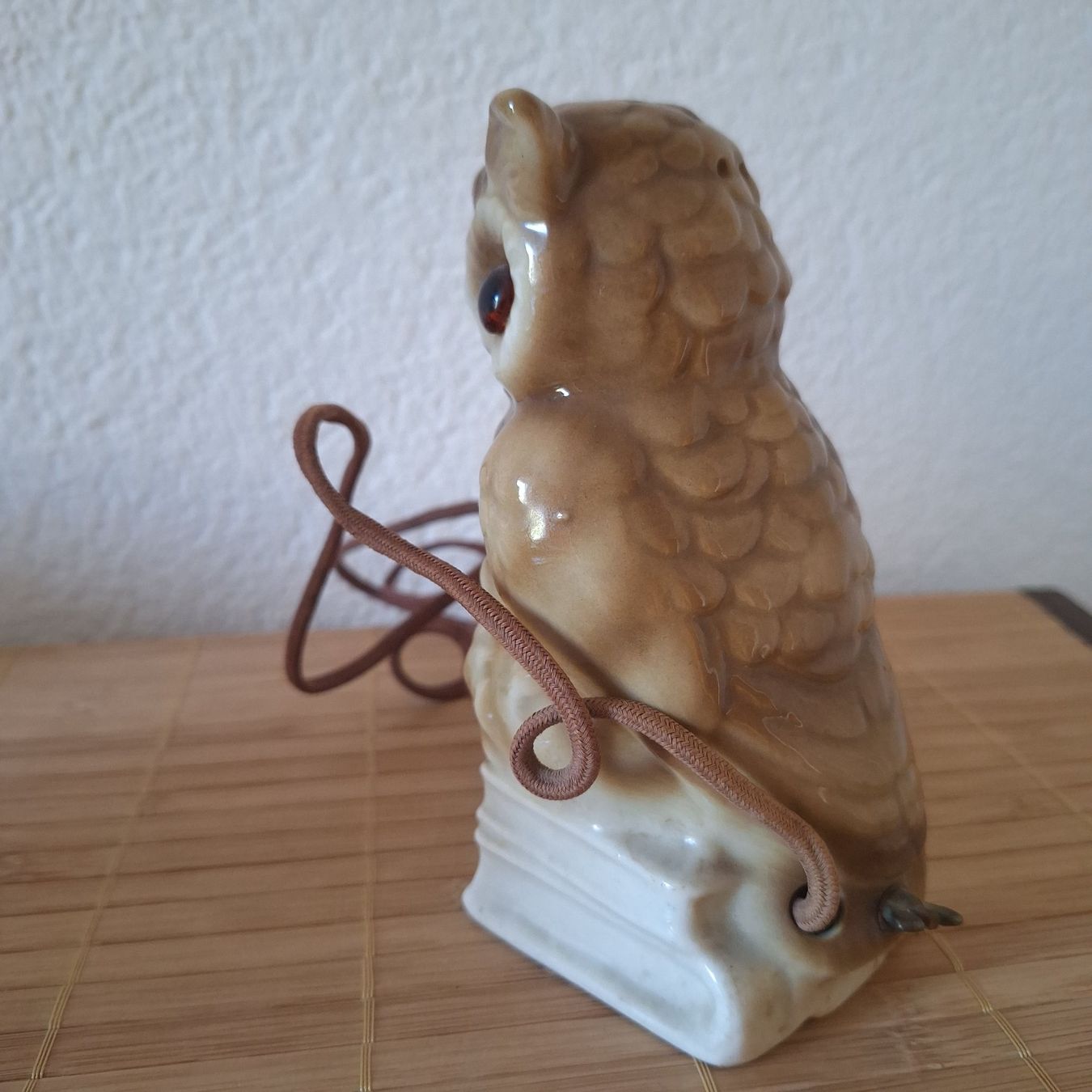 Lampade: Vintage Lampe, Eule, Uhu, Rauchverzehrer – Difettoso da Winterthur venduto da ric_rl7n 5