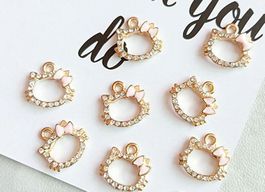 Hello Kitty: 2pcs pendentif doré