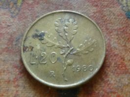 ITALIE  20  Lire  1980