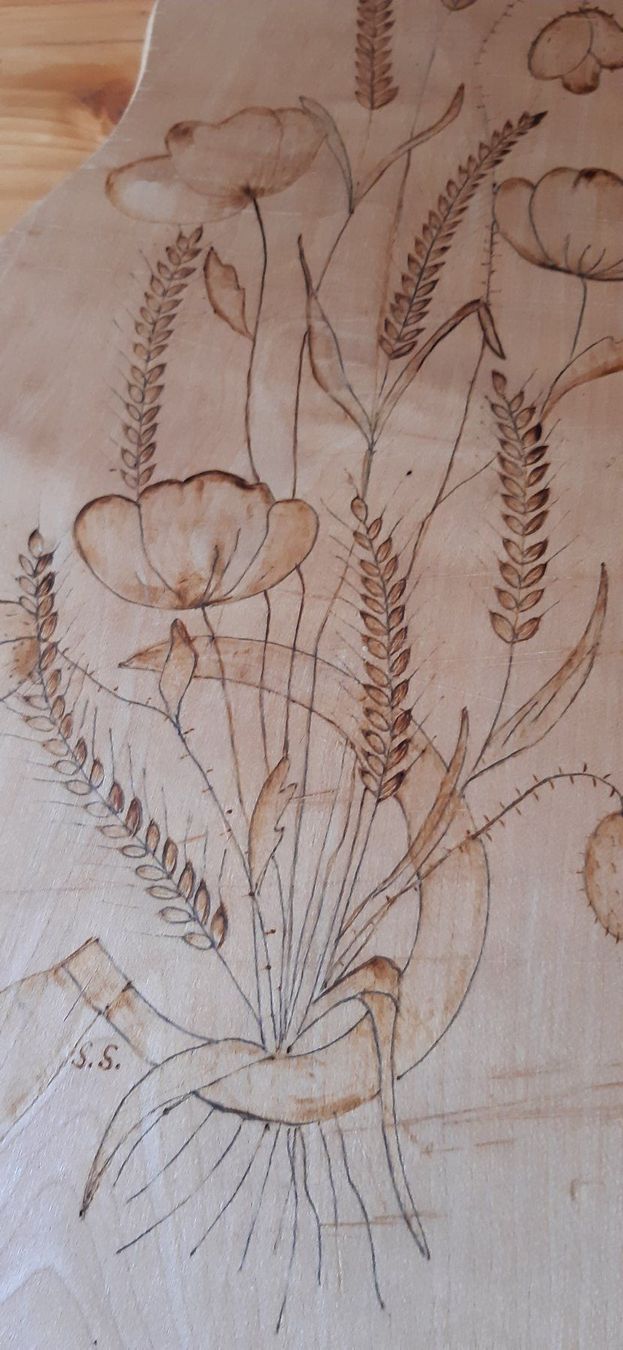Holzartikel: Zopfbrett mit Brandmalerei – Gebraucht aus Doppleschwand von Sandrafritz 3