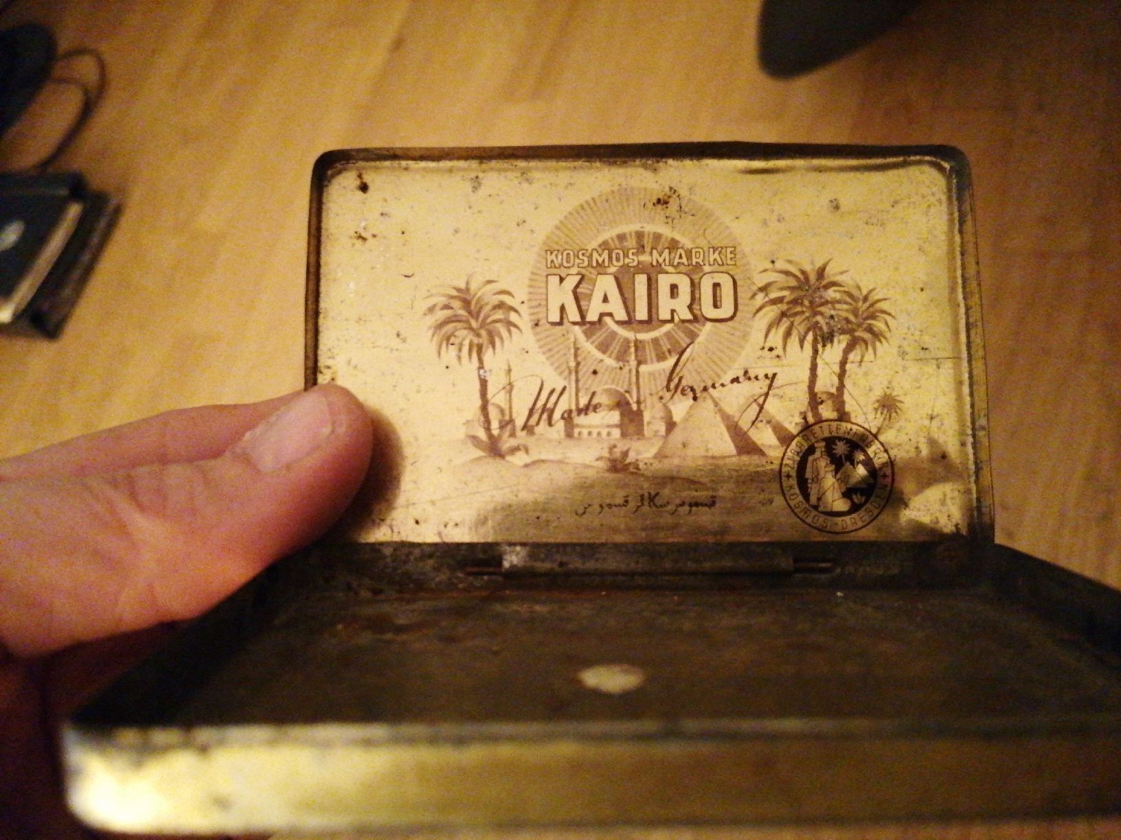 Tabak: Antike Zigarettendose Kosmos Kairo 10 Stk – Gebraucht aus Zürich von Tin4Life 5