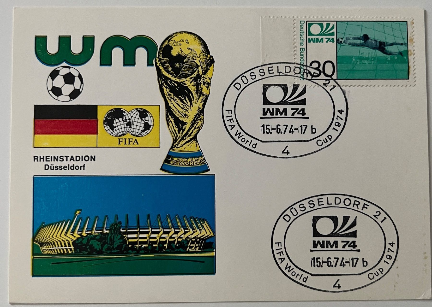 Tutti i francobolli: WM FIFA 1974 – Usato da Rotkreuz venduto da Parcore