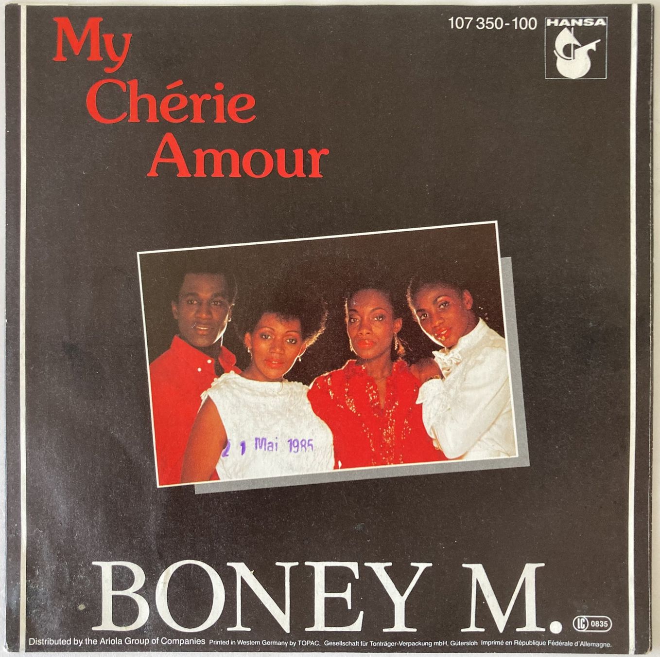 Dischi in vinile: BONEY M. - MY CHERIE AMOUR – Usato da Bottens venduto da hotter-than-hell 1