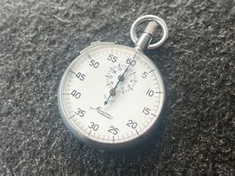 Minerva Flyback Sport Timer Handaufzug Stoppuhr Taschenuhr