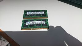 Samsung 2 Stück 4GB 2Rx8 PC3 10600S RAM