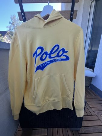 Polo Ralph Lauren Kaputzenpullovet gelb Grösse S gebraucht
