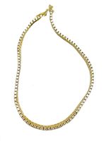Bracelet Ligne Or jaune 18K et Diamants