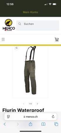 Menco Flurin Hose, Waterproof, Top Zustand, Grösse 56