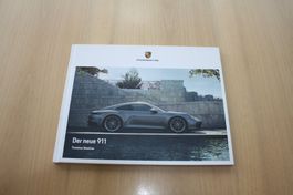 Porsche 911 Hardcover Prospekt 992 11/2018