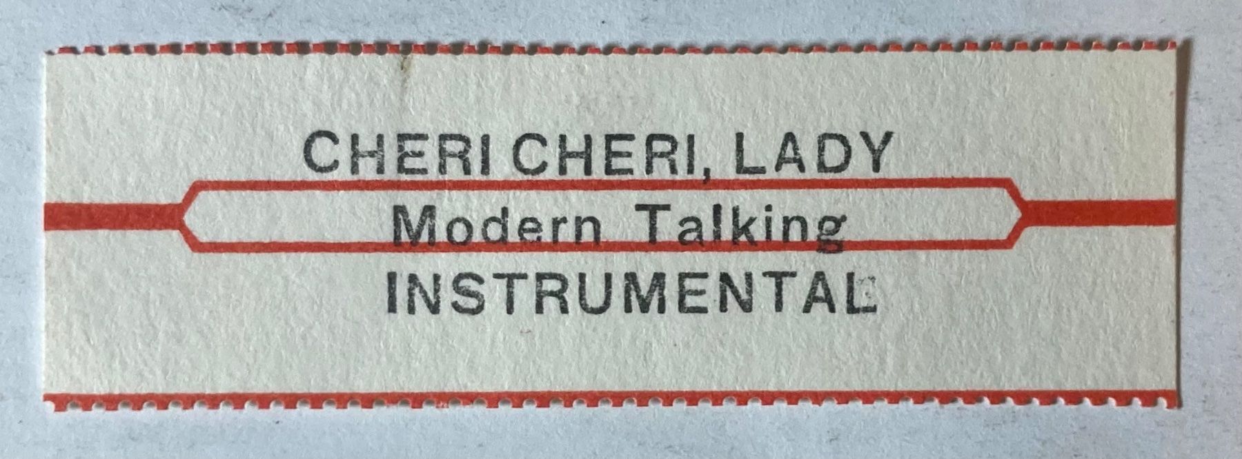 Vinyles: MODERN TALKING - CHERI, CHERI LADY – D'occasion à Poliez-Pittet par Newtown-Records 3