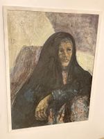 Albert Scabell  (1936-1979) Bern Gemälde Alte Spanierin