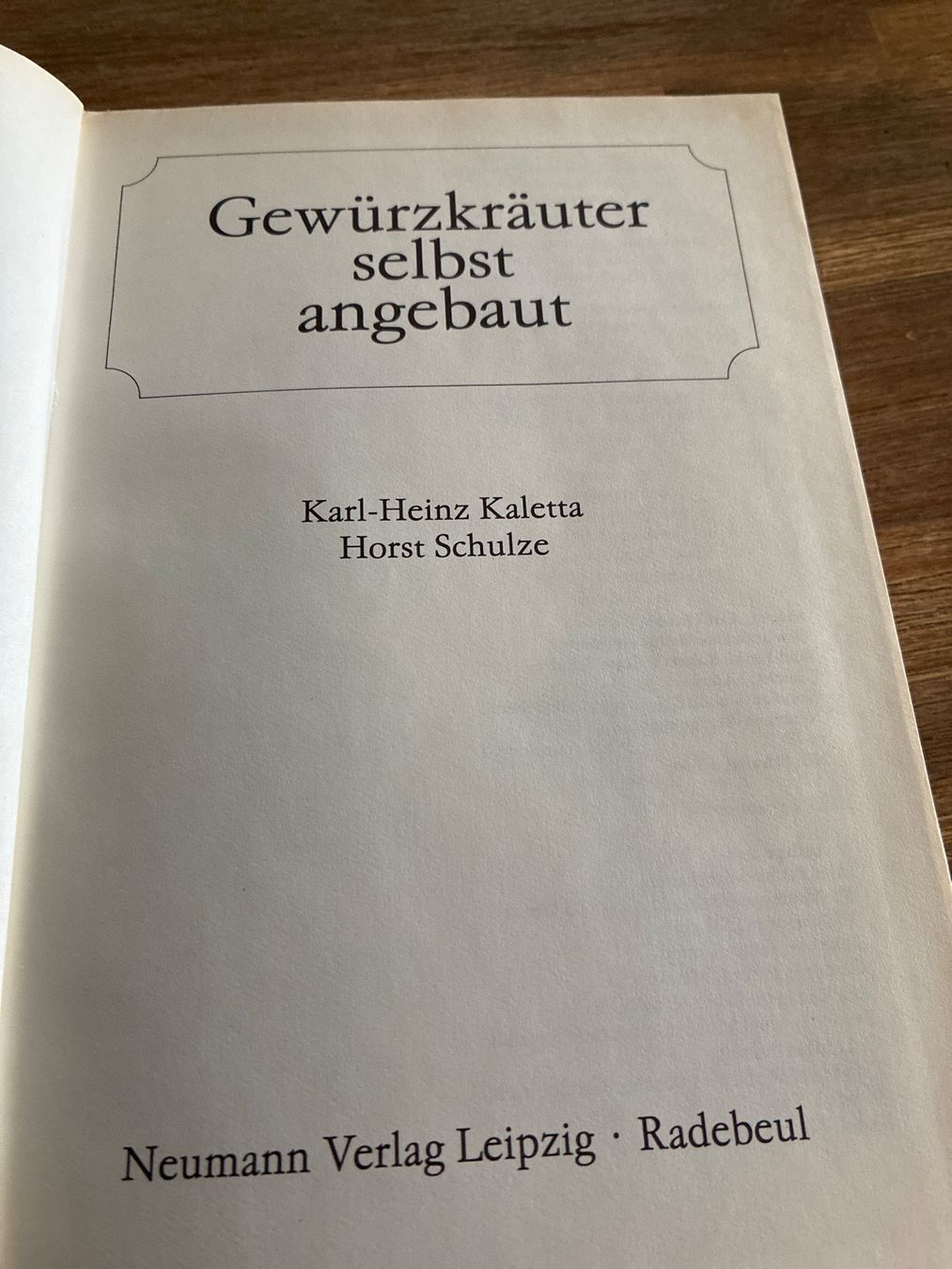 Libri: Gewürzkräuter – Usato da Schübelbach venduto da Hecht11. 2