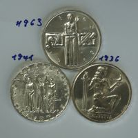 Sehr schöne 5 Fr .Unz. Silber Gedenkmünze ab Fr.1.-