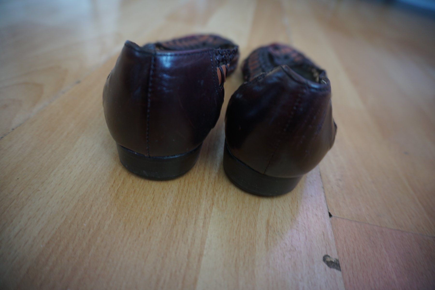 Scarpe da donna: Braune Flecht-Ballerinas Gr. 38,5 – Usato da Zürich venduto da einalemjena 3