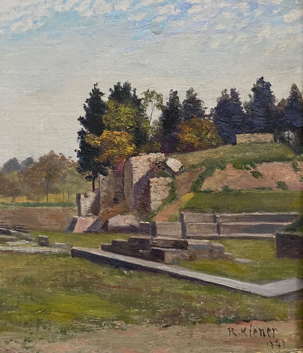 Dipinti: Kiener Robert (1866-1945) – Usato da Grosshöchstetten venduto da Perle1951 2