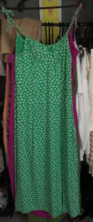 H&M Kleid grün geblümt S/36