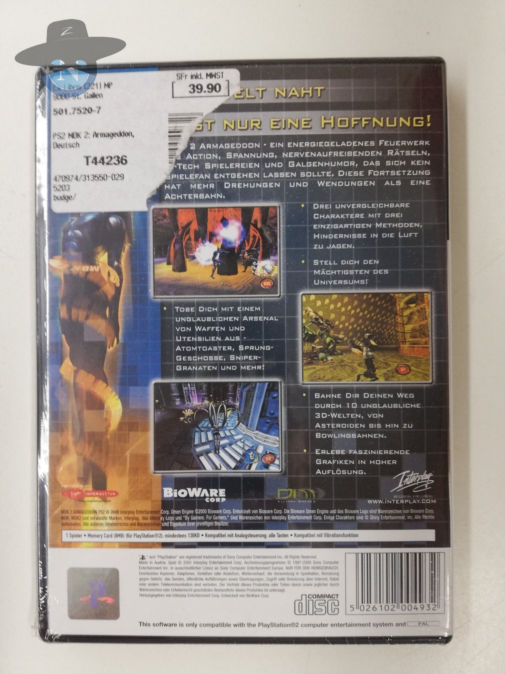 Sony Giochi: MDK 2 Armageddon / NEU - sealed / PS2 – Nuovo (secondo la descrizione) da St. Gallen venduto da zorro_dc 1