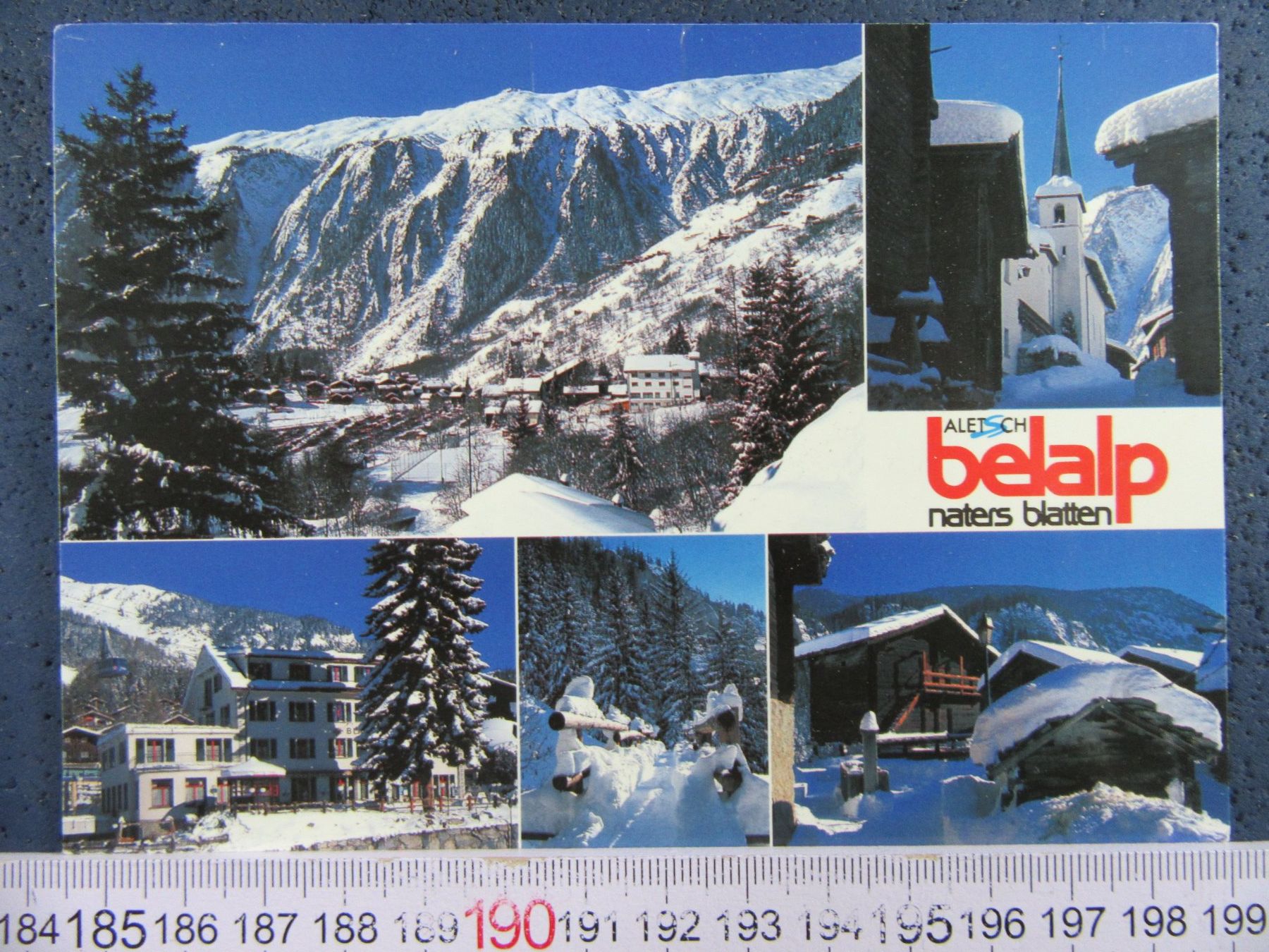 Cartoline postali: BELALP ALETSCH NATERS BLATTEN VS AK SCHNEE – Usato da Ettingen venduto da Hausi4711