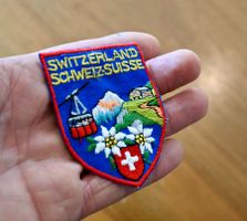 VINTAGE Badge SWITZERLAND Luftseilbahn 1 SCHWEIZ