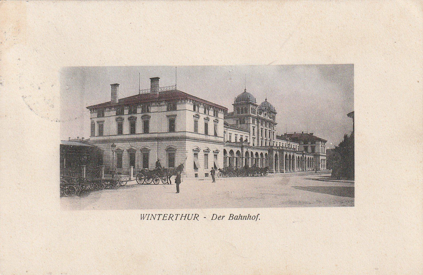 Cartes postales: Winterthur-Der Bahnhof.- 1922 – D'occasion à uttwil par Koehlerfred