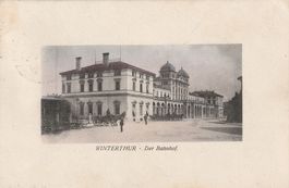 Winterthur-Der Bahnhof.- 1922