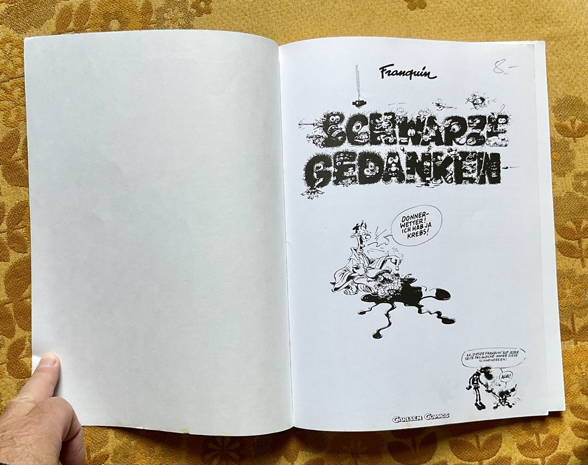BD: Franquin: Schwarze Gedanken - Kult Comic – D'occasion à Endingen par nathan05 2