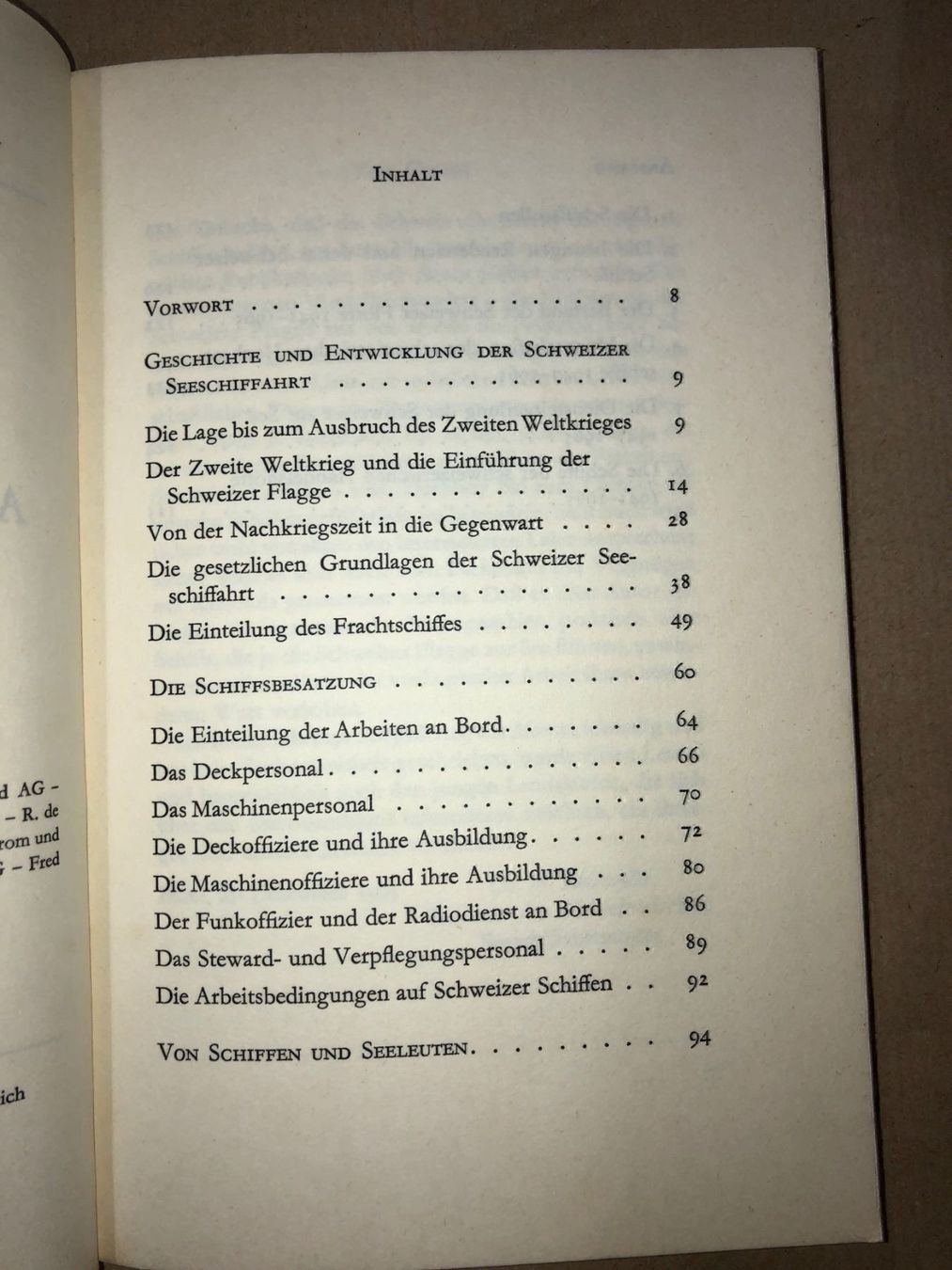 Libri: Hans R. Bachmann: Schweizer Schiffahrt auf den Meeren 1966 – Usato da Zürich venduto da allp 2