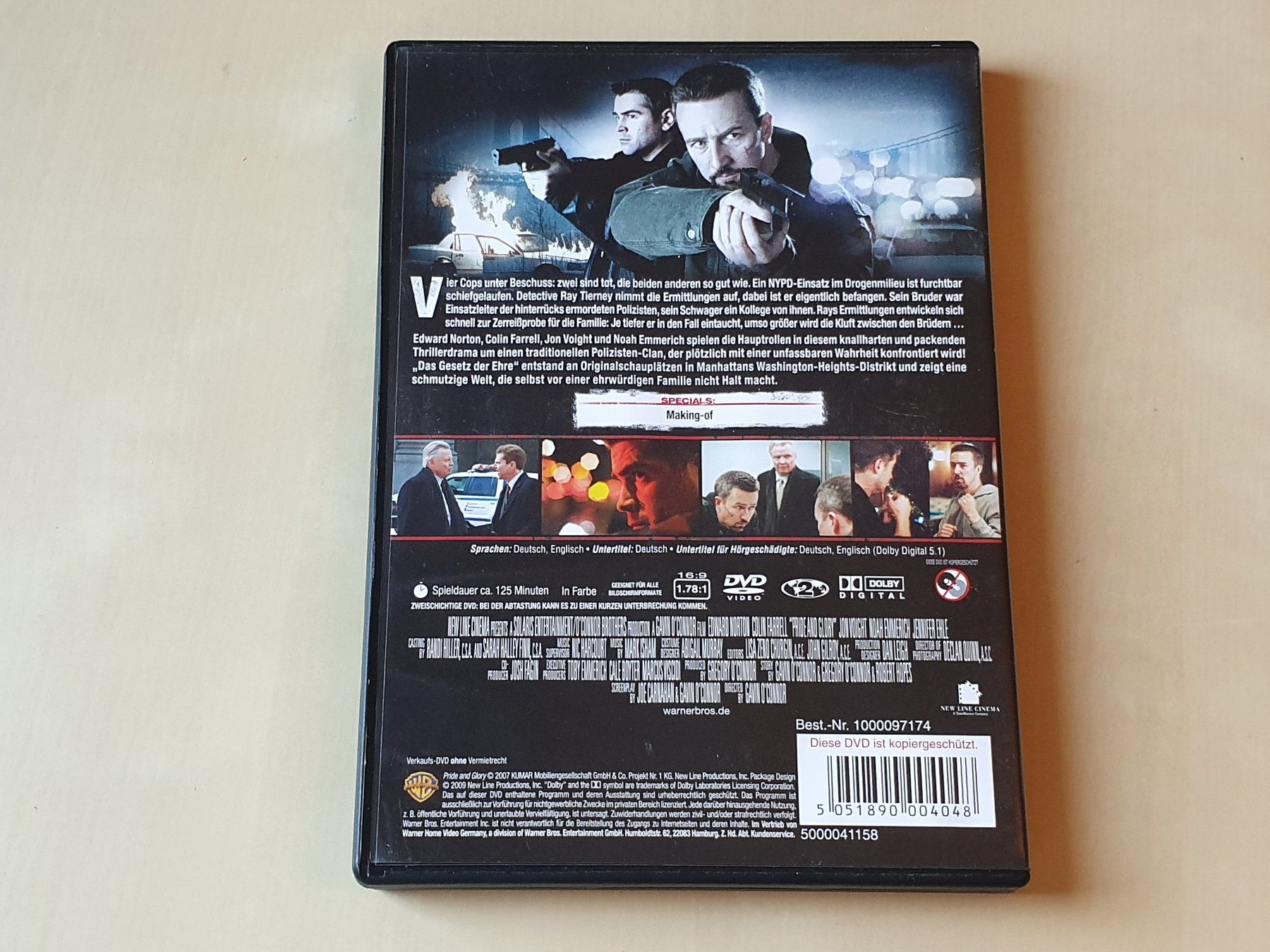 Tous les DVDs: Das Gesetz der Ehre – D'occasion à Stansstad par collectorsshop 1