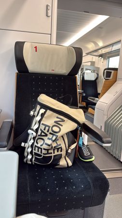 The North Face Rucksack beige/schwarz guter Zustand