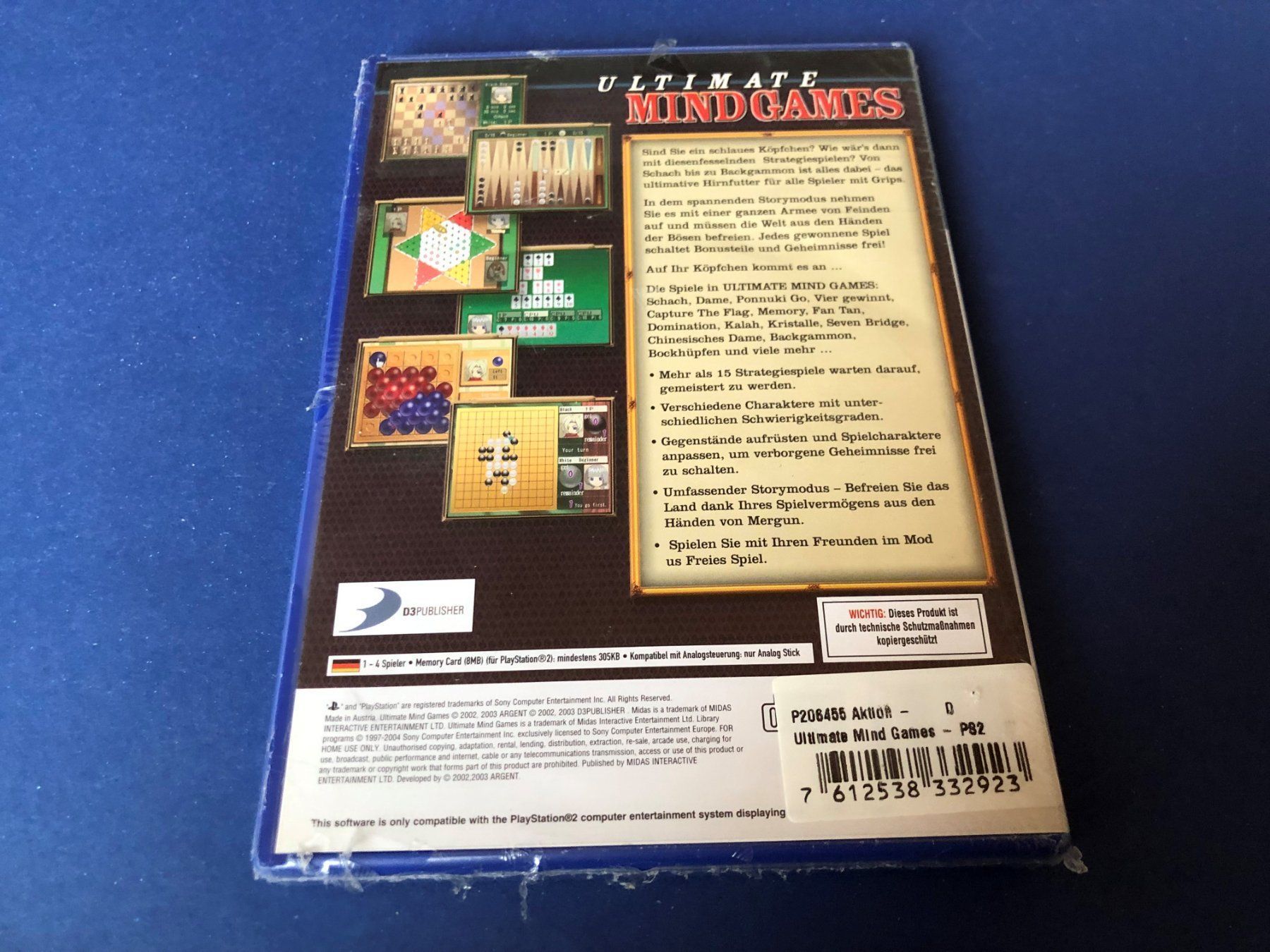 Sony Spiele: ULTIMATE MIND GAMES SPIEL FÜR PS2 – Neu (gemäss Beschreibung) aus Hägendorf von Briansgameshop 1