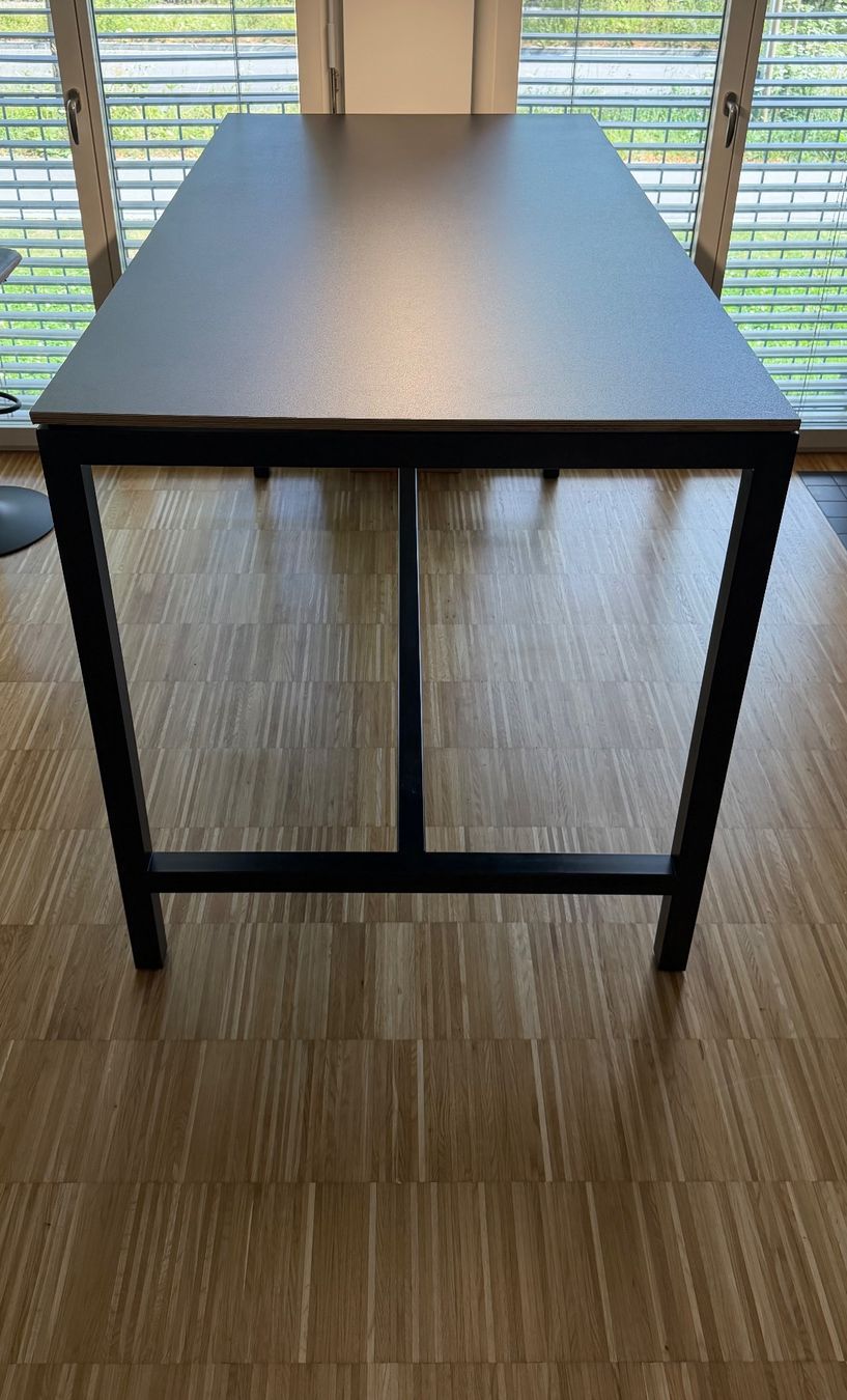 Tables: Bartisch / Stehtisch, schwarz, 200 x 100 x 110 cm – D'occasion à Zürich par samirf03 1