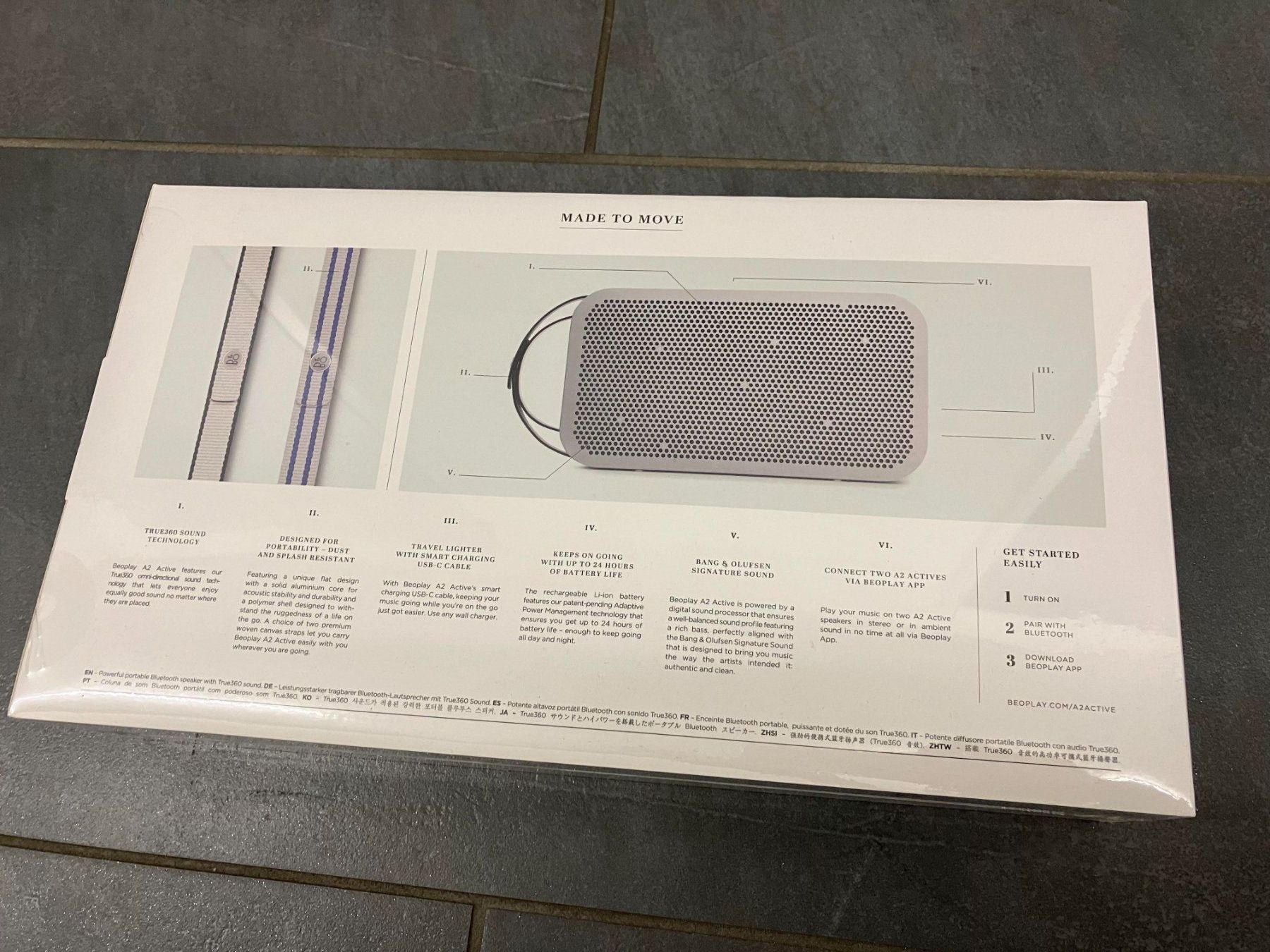 Bang & Olufsen Casse acustiche: B&O BeoPlay A2 Active Natural – Nuovo e nell'imballaggio originale da Ruswil venduto da elthorak 1