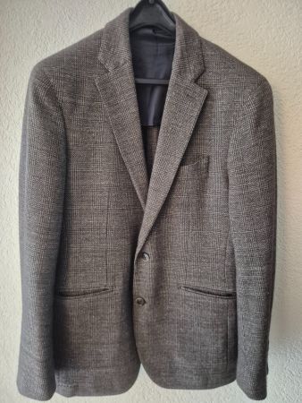 Hackett London Sakko Herren Gr. 48R (M) edler Wollmix Blazer