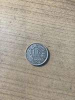 1 Schweizer Franken Silber Münze Jahrgang 1945