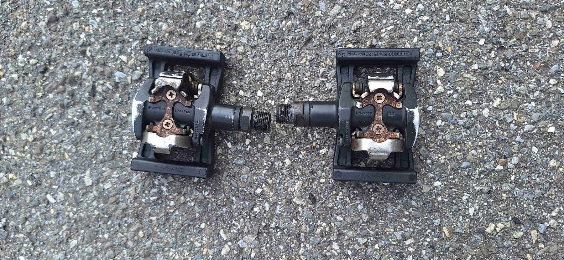Shimano Ersatzteile: Shimano PD-M505 Klickpedale SM-PD22 – Gebraucht aus Vaduz von schmaka