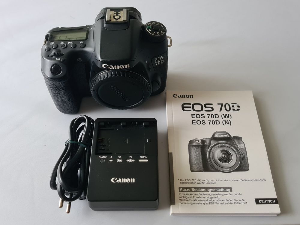 Canon EOS 70D (Gebraucht) in für CHF 225 – mit Lieferung auf Ricardo kaufen