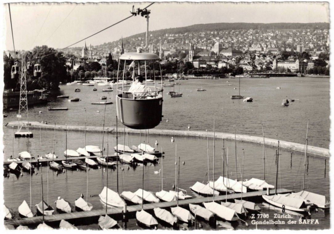 Cartoline postali: Zürich - Gondelbahn SAFFA – Usato da Binningen venduto da Mountainrider