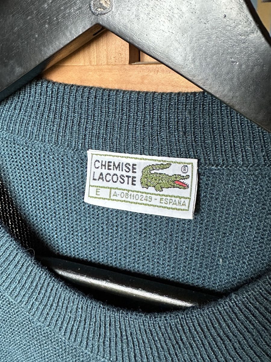 Lacoste Pullover & Sweatshirts: Vintage Blue/Green Lacoste Sweater – Gebraucht aus Villars-Burquin von Iliasso 2