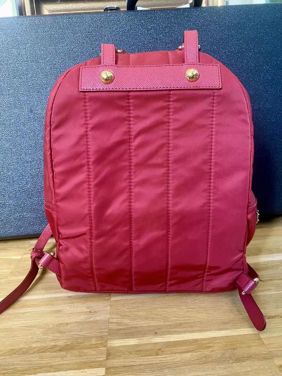 Dolce & Gabbana Sacs & sacs à dos: Dolce & Gabbana VULCANO - Sac à dos rouge – D'occasion à Genève par MonCheriBibi 3
