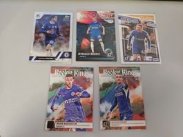 5 Kartenlot Chelsea FC(Pulisic,Mudryk,Gilchrist,Washington)