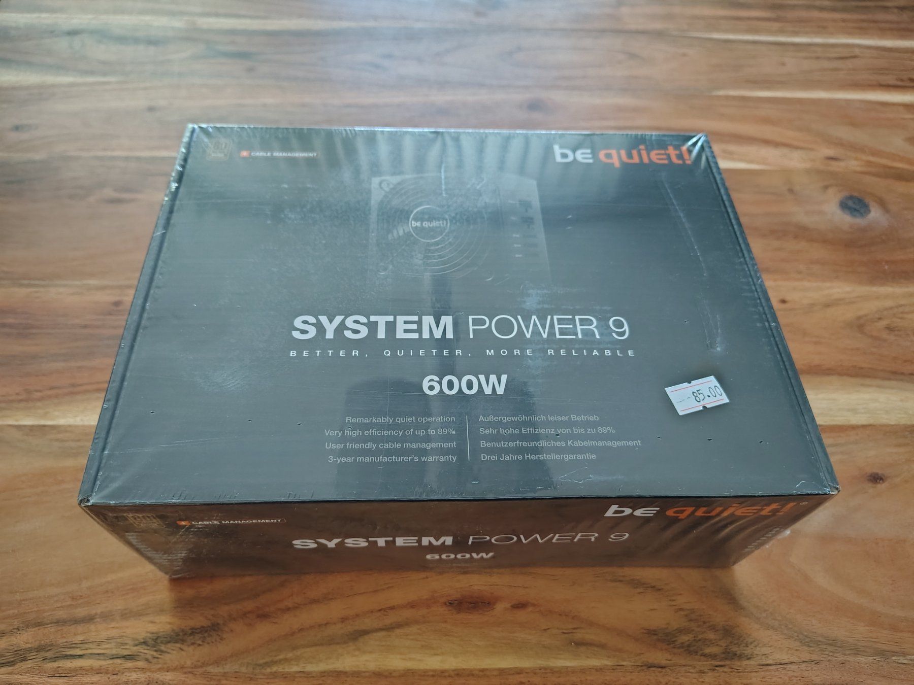beQuiet! Componenti elettronici: be quiet! System Power 9 600W - Neu! – Nuovo e nell'imballaggio originale da Egerkingen venduto da BISTEC
