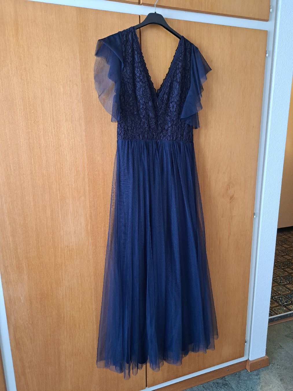 Vestiti: Dunkelblaues Abendkleid mit Spitze, Grösse 38 – Usato da Sins venduto da mch_z7dl