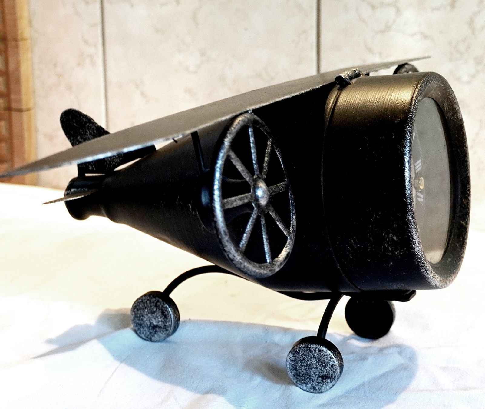 Orologi da terra & Orologi da parete: Tischuhr Flugzeug Steampunk – Usato da Baar venduto da 2cvbaar 3