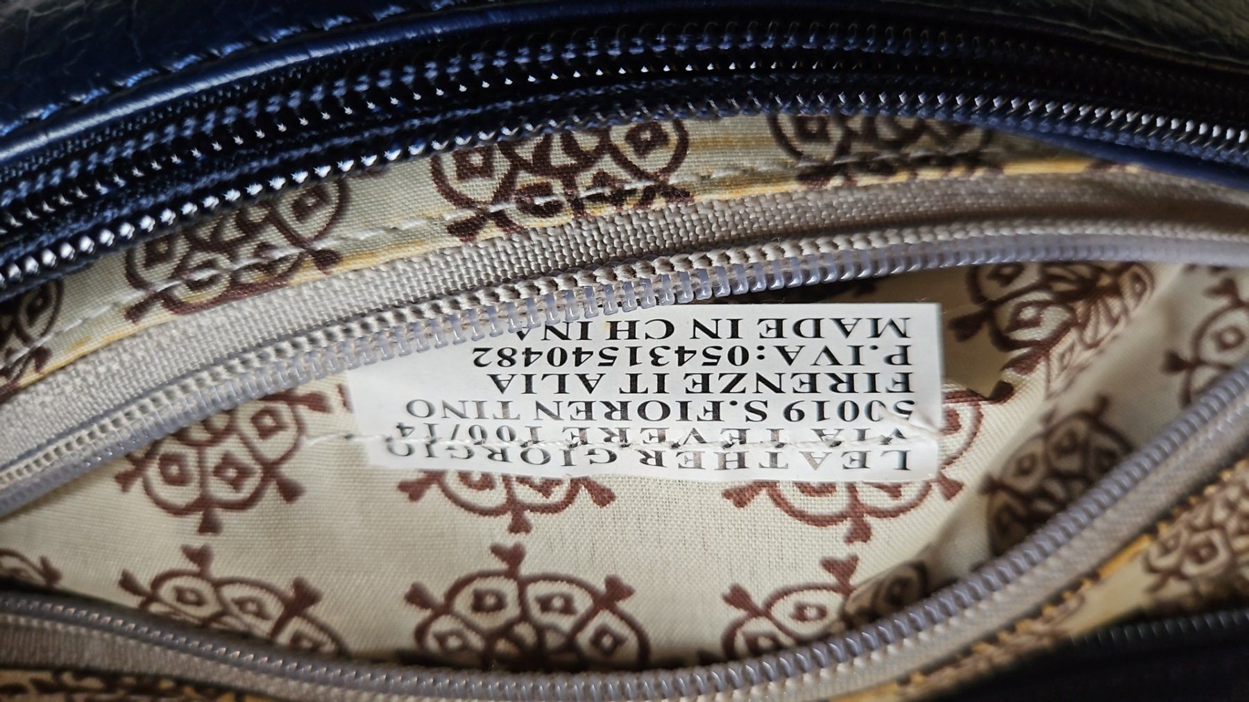 Borse da donna: Handtasche aus Leder Giorgio, Vintage – Usato da Feldbrunnen venduto da Kolosseum111 2