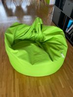 Italpouf Sitzsack, neuwertig, grün, ideal drinnen&draussen!