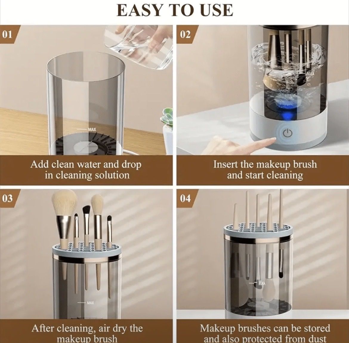 Make-up: Automatischer Make-up Pinsel Reinigung – Neu und originalverpackt aus Emmenbrücke von ShopDirect 4