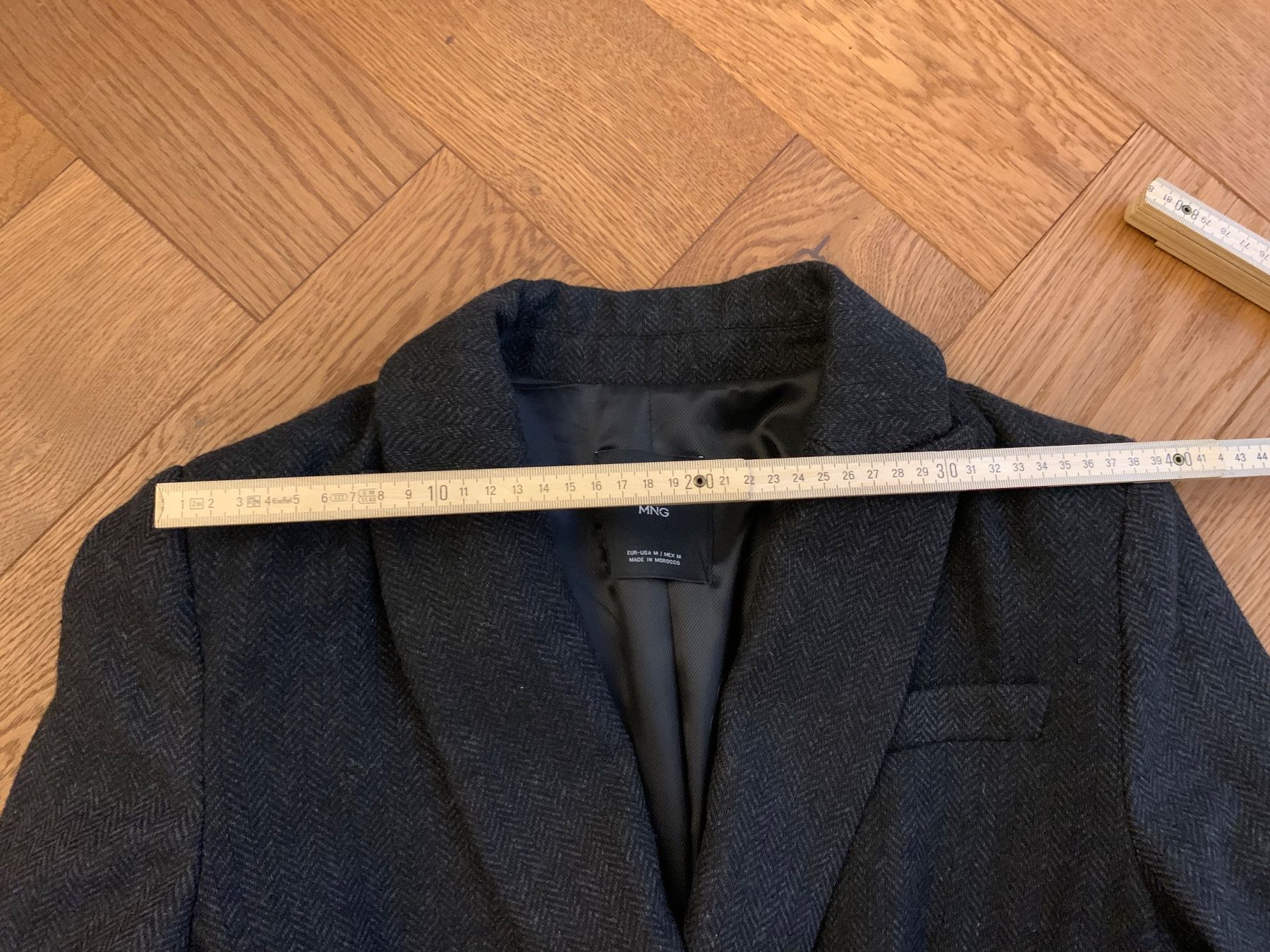 Mango Giacche: Blazer MANGO schwarz meliert / M – Usato da Bern venduto da Mawe0205 3