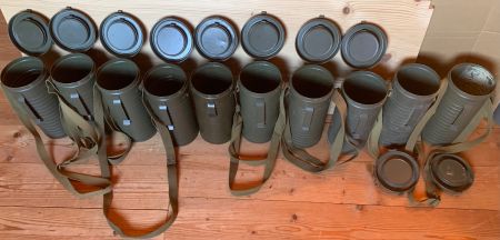 10 Gasmasken-Büchsen